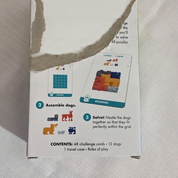 Dog Pile- The Pup Packing Puzzle by Brainwright complete - Picture 3 of 6